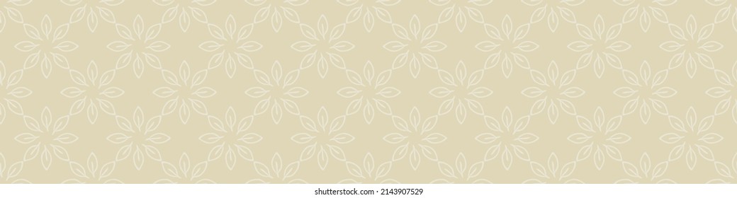Gender neutral foliage seamless vector border. Simple whimsical 2 tone leaf ribbon. Kids nursery wallpaper or scandi bordur. 