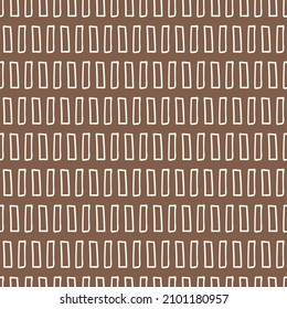 Gender neutral geometric shape seamless vector background. Simple whimsical abstract two tone pattern. Kids nursery wallpaper or scandi all over print. 