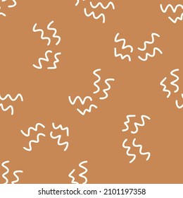 Gender neutral geometric shape seamless vector background. Simple whimsical abstract two tone pattern. Kids nursery wallpaper or scandi all over print. 