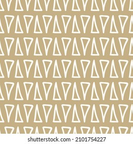 Gender neutral geometric shape seamless vector background. Simple whimsical abstract two tone pattern. Kids nursery wallpaper or scandi all over print. 