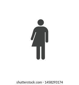 Gender neutral icon isolated on white background. Unisex symbol modern simple vector icon for website design, mobile app, ui. Vector Illustration