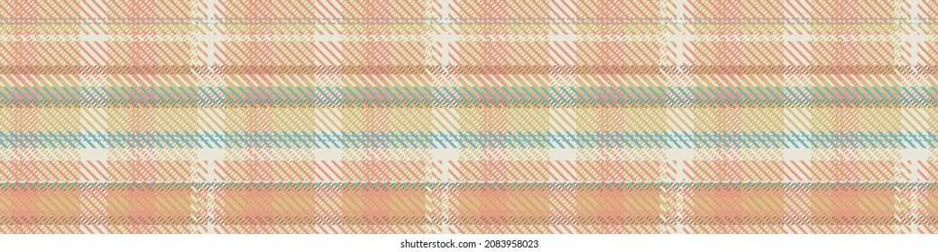 Geschlechtsneutrale, nahtlose, gepolsterte Vektorgrenze. Gingham baby color checker hintergrund. Wölfe tweeten auf dem ganzen Druck. 