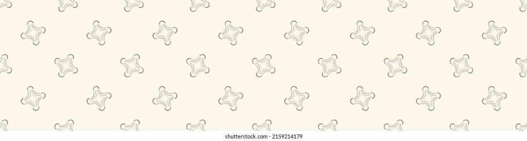 Gender neutral sleepy cartoon seamless vector background. Simple whimsical 2 tone pattern. Kids nursery wallpaper or scandi all over print.