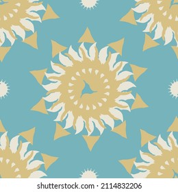 Gender neutral sunshine seamless vector background. Simple whimsical romantic 2 tone pattern. Kids nursery wallpaper or scandi all over print. 