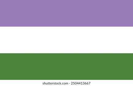 Gender Queer Pride Flag, vector design