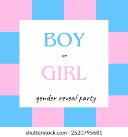 gender reveal party. boy or girl