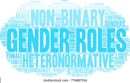 Gender Roles Word Cloud On White Stock Vector (Royalty Free) 774887596 ...