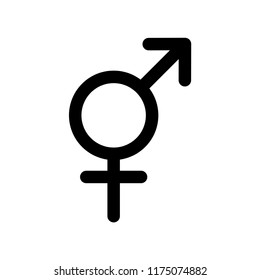 gender sign icon vector