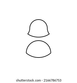 Gender, Sign, Male, Female, Straight Thin Line Icon Vector Illustration Logo Template. Suitable For Many Purposes.