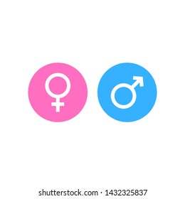 Gender Sign Symbol Icon Vector Illustration