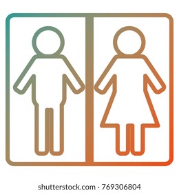gender silhouette human icon