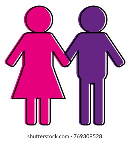 gender silhouette human icon