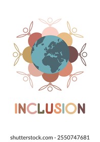 Gender and social equality banner. Vector