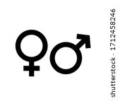 Gender symbol. design template vector