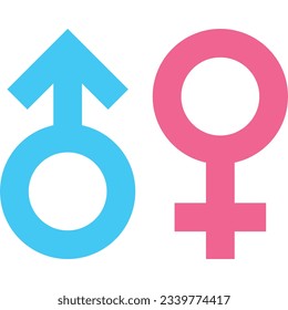 gender symbol of human, gender equality in society