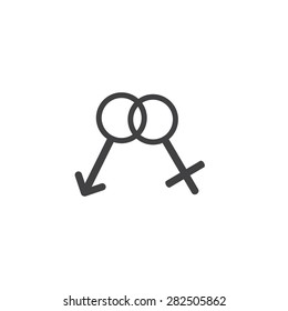 Gender symbol icon