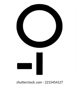 gender and Symbol icon concept
