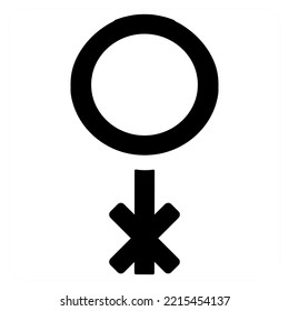 gender and Symbol icon concept