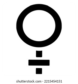 gender and Symbol icon concept