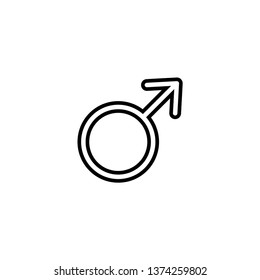  Gender Symbol Icon Vector