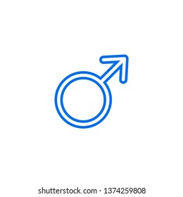  Gender Symbol Icon Vector