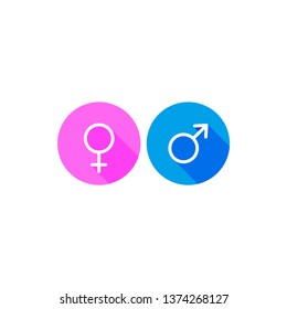 gender symbol icon vector