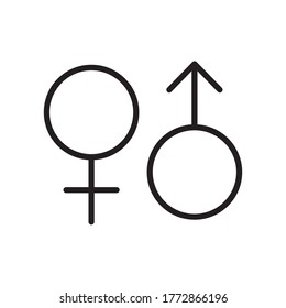 Geschlechtsymbol, Vektorgrafik 