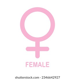 gender symbol icon vector illustration logo design