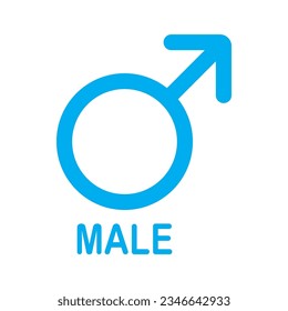 gender symbol icon vector illustration logo design