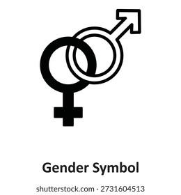 Gender Symbol Vector Icon which can easily modify or edit

