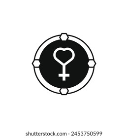 gender symbol vector type icon