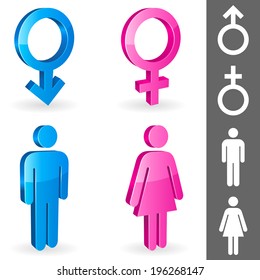 Gender symbols.