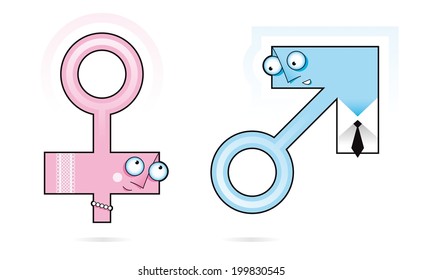 gender symbols characters