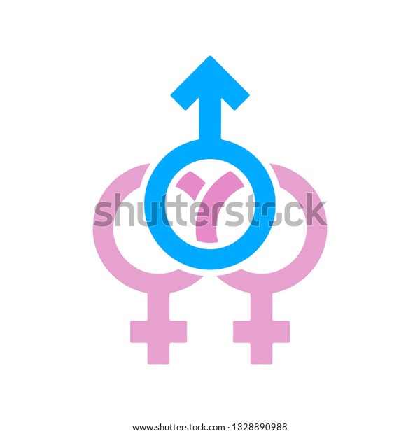 Gender Symbols Icon Male Female Sex Stock Vector Royalty Free