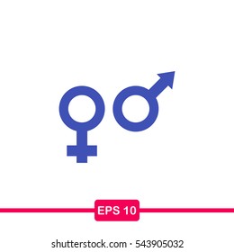 Gender symbols Icon, Vector