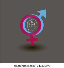 Gender Symbols. Sexual Revolution. Human Rights.
