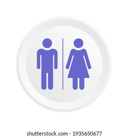 gender symbols for toilets and special places