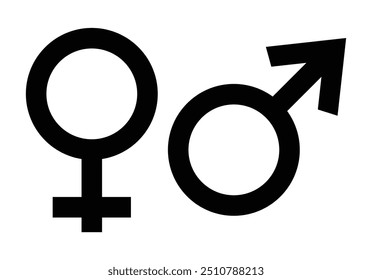 Geschlecht Vektor Symbol Designs Set