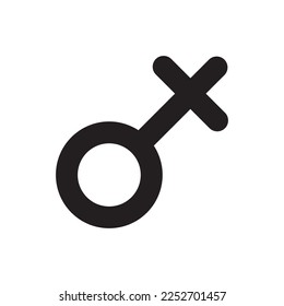 Gender vector icon. Gender sign of men and women. Male and female flat sign design. EPS 10 flat symbol pictogram