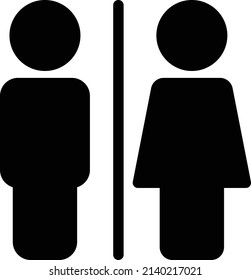 Gender Vector illustration on a transparent background.Premium quality symmbols.Glyphs vector icon for concept and graphic design. 