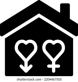 ilustración de género vectorial en un fondo transparente. Símbolos de calidad superior. Iconos vectoriales de glifos para diseño de conceptos y gráficos.
