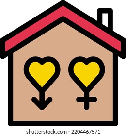 ilustración de vector de género en un fondo transparente.Símbolos de calidad premium.Iconos vectoriales de trazo para el diseño de concepto y gráfico.