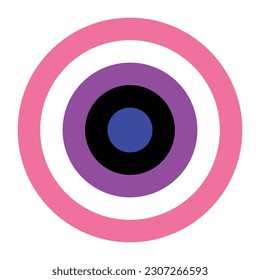 Bandera del orgullo del fluido de género. Bandera del orgullo LGBT
