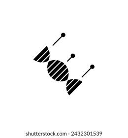 gene concept line icon. Simple element illustration. gene concept outline symbol design.
