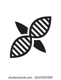 Vektorgrafik des Gene-Editing-Symbols.