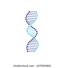 Gene symbol vector icon illustration