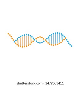 Gene symbol vector icon illustration