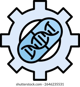Gene Theraphy Icon Element für Design