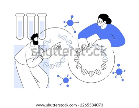 Gene therapy abstract concept vector illustration. Genetic cancer treatment, genes transfer therapy, regenerative medicine, experimental approach in oncology, prevent disease abstract metaphor. Stock photo © 