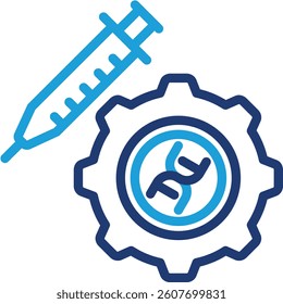 Gene Therapy Icon Element For Design
